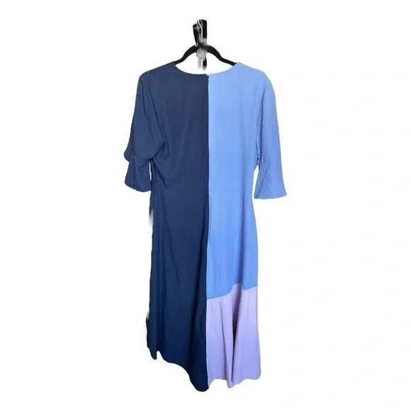 Hutch Colorblock Wrap Dress - Picture 3 of 8